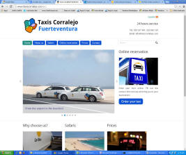 Taxi Correlajo web site